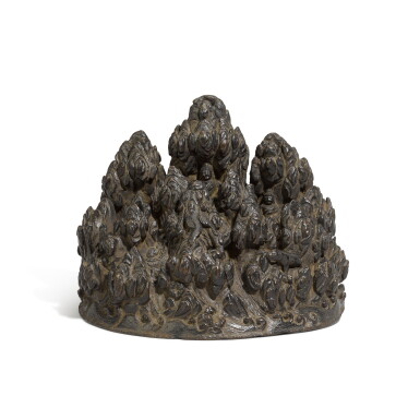 View full screen - View 1 of Lot 59. An unusual bronze 'boshanlu' cover, Song dynasty.