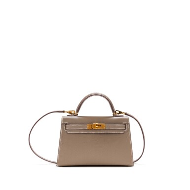 View full screen - View 1 of Lot 1009. Etoupe Epsom Mini Kelly 20 II Gold Hardware, 2022.
