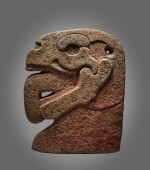 Maya Stone Effigy Hacha, Late Classic, circa AD 550 - 950