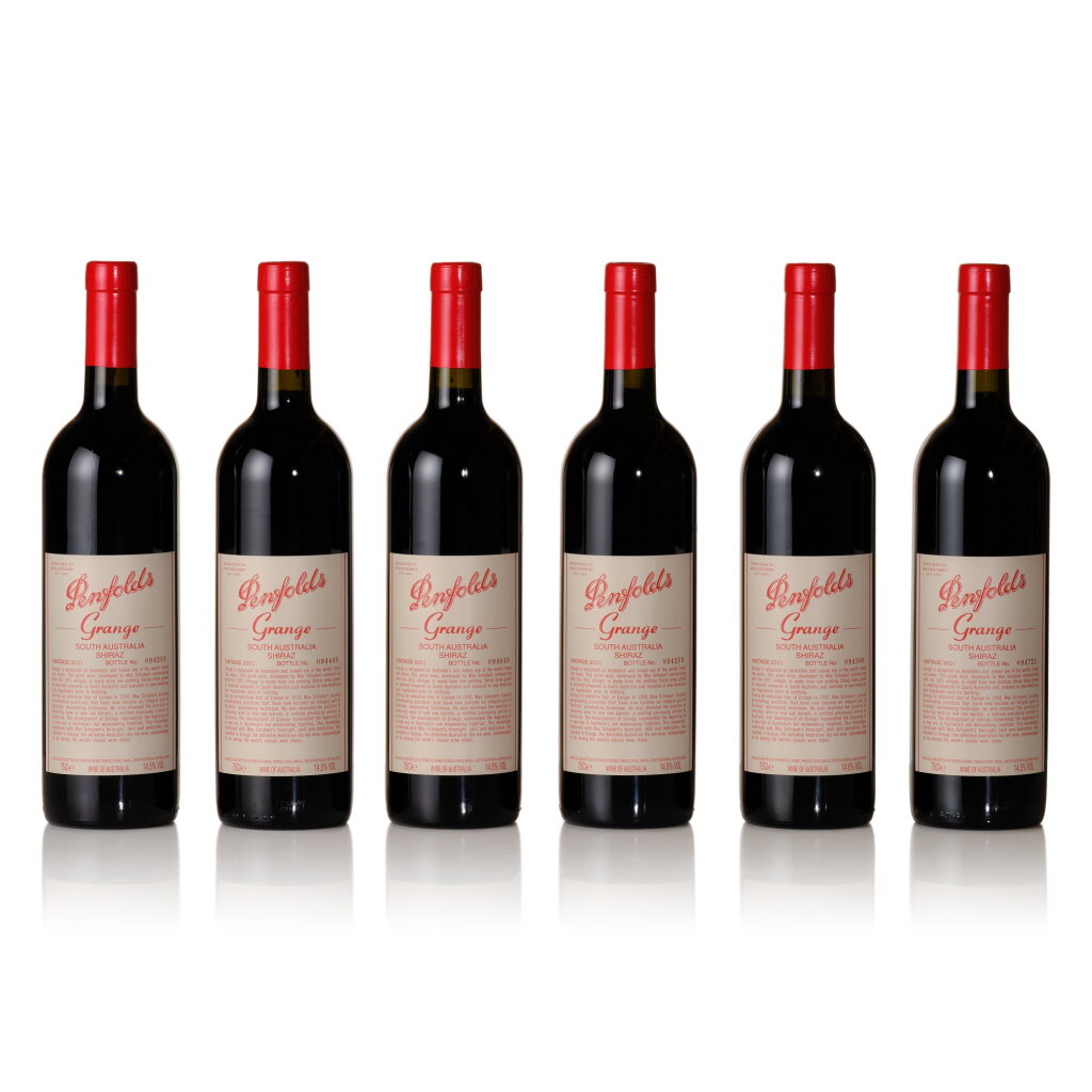 View full screen - View 1 of Lot 473. Penfolds Grange 2001 (6 BT).