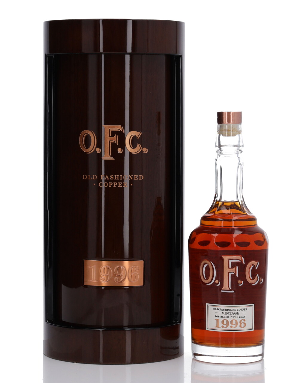 View full screen - View 1 of Lot 1191. O.F.C. Old Fashion Copper Bourbon 90 Proof 1996 (1 Bottle 75cl).
