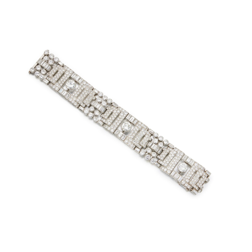 View full screen - View 1 of Lot 62. Diamond Bracelet, Paris.