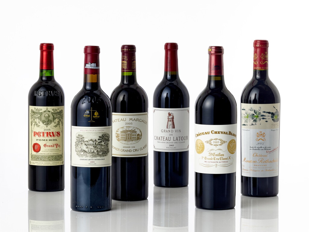 View full screen - View 1 of Lot 6518. Bordeaux Caisse Prestige 2005 (6 BT).