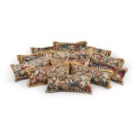 A Set Of Twelve Fine Flemish Tapestry Panels, Probably Brussels, Late 17th century