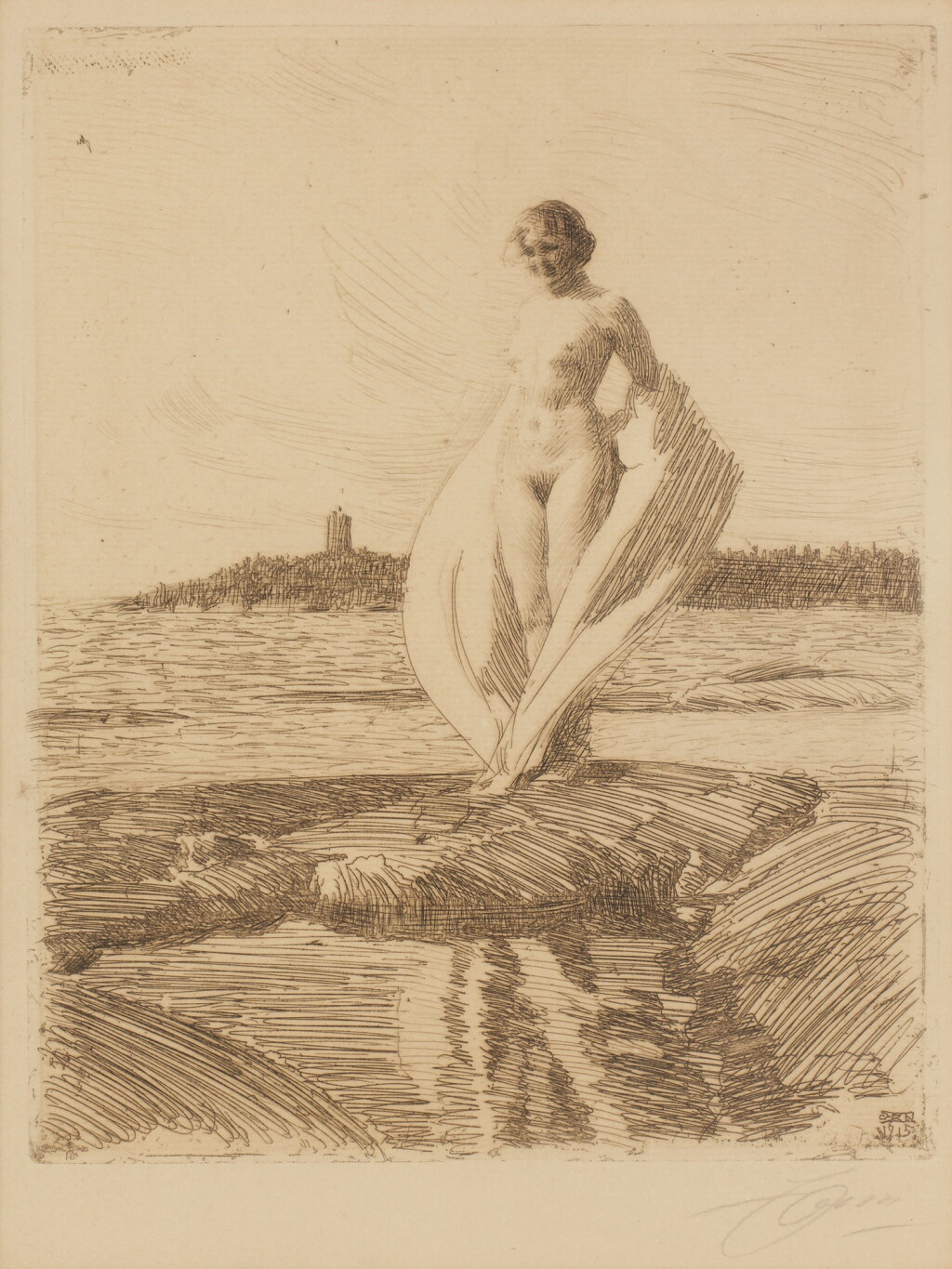 View full screen - View 1 of Lot 740. The Swan (Asplund 422).