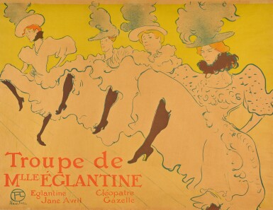 View full screen - View 1 of Lot 139. HENRI DE TOULOUSE-LAUTREC | LA TROUPE DE MADEMOISELLE EGLANTINE (W. P21; D. 361; A. 198; ADR. 162).