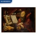 Saint Jerome in his study
