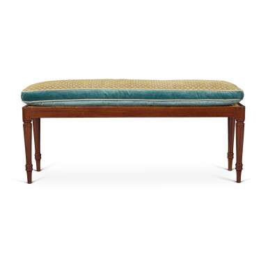 View full screen - View 1 of Lot 1983. A Regency Mahogany Caned Stool, Circa 1805.