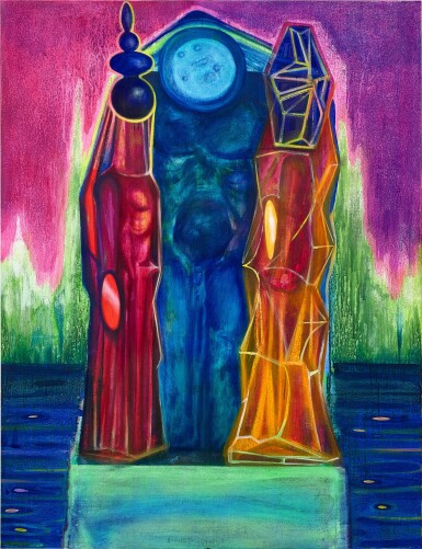 View full screen - View 1 of Lot 116. A Group Photo With the Leader Sculpture 與領導雕塑合照.