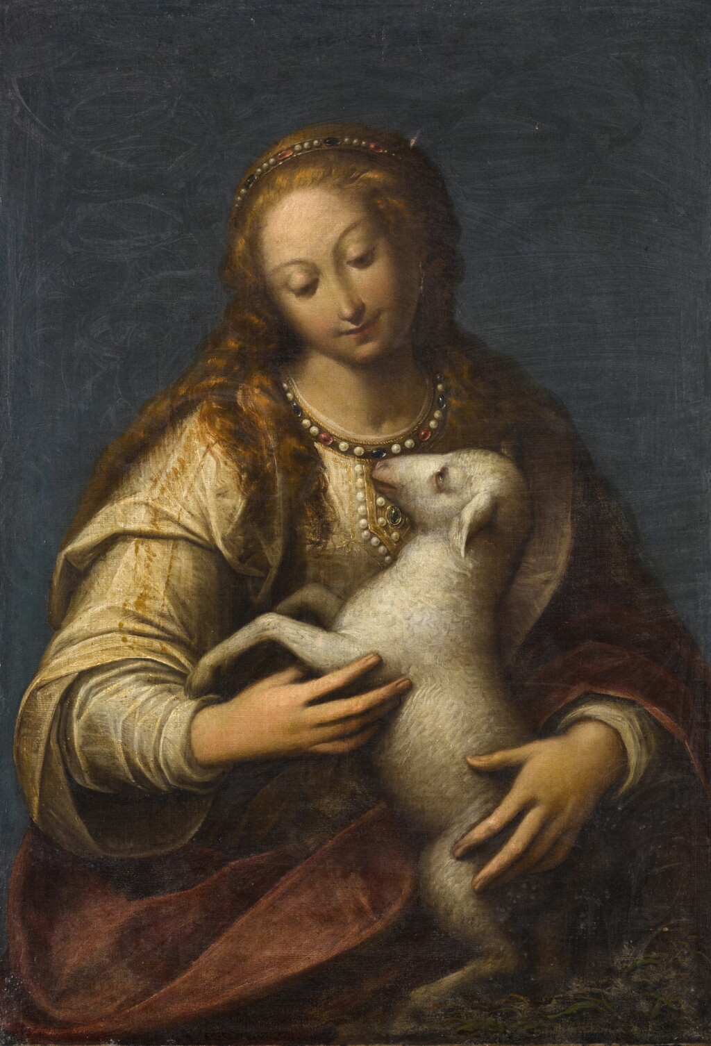 View full screen - View 1 of Lot 173. Saint Agnes.