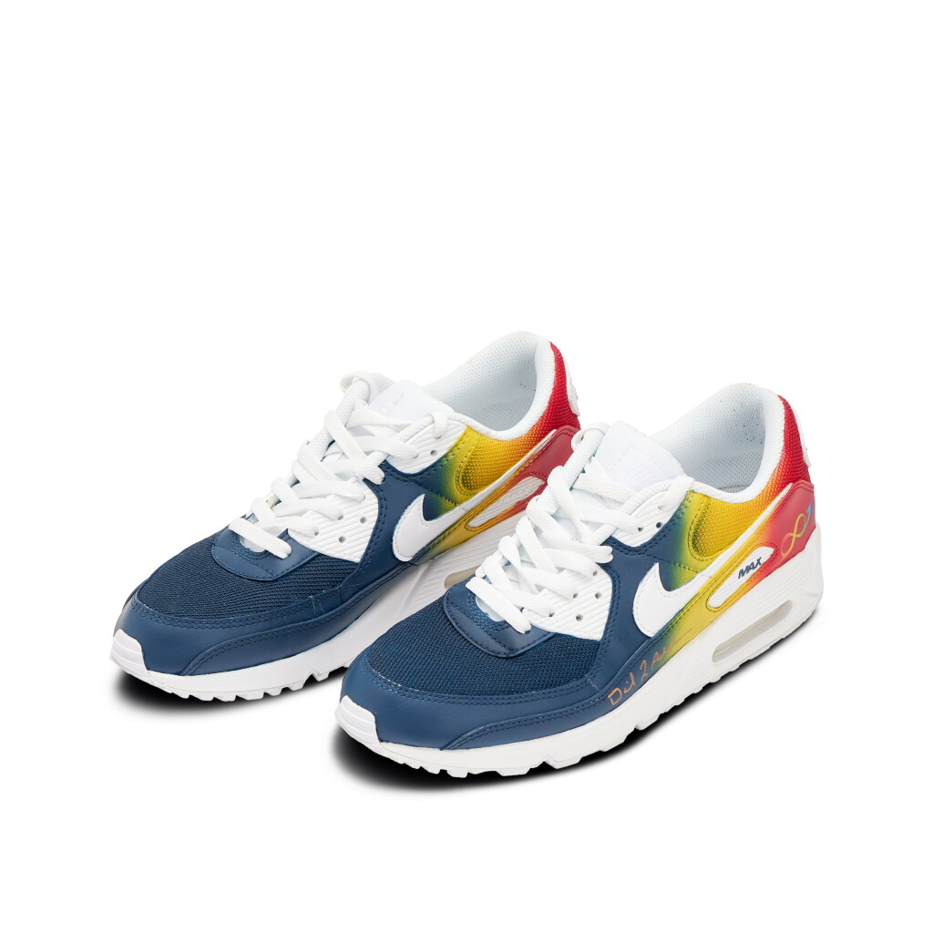 View full screen - View 1 of Lot 108. David Adelman Denver Nuggets 2025-2026 Game Worn and Signed Custom Air Max 90s | To The Max Foundation.