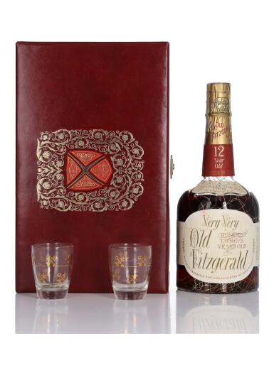 View full screen - View 1 of Lot 217. Very Very Old Fitzgerald 12 Year Old 100 Proof 1956 (1 Bottle 4/5 Quart).