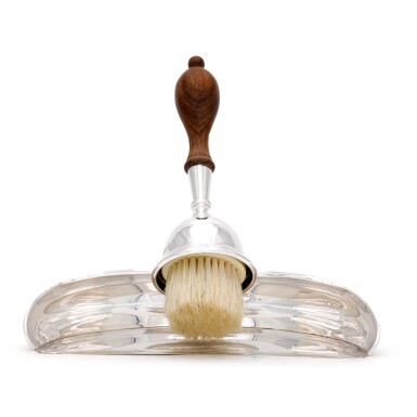 View full screen - View 1 of Lot 86. A silver crumb brush and scoop, Asprey & Co. Ltd., London, 1996.