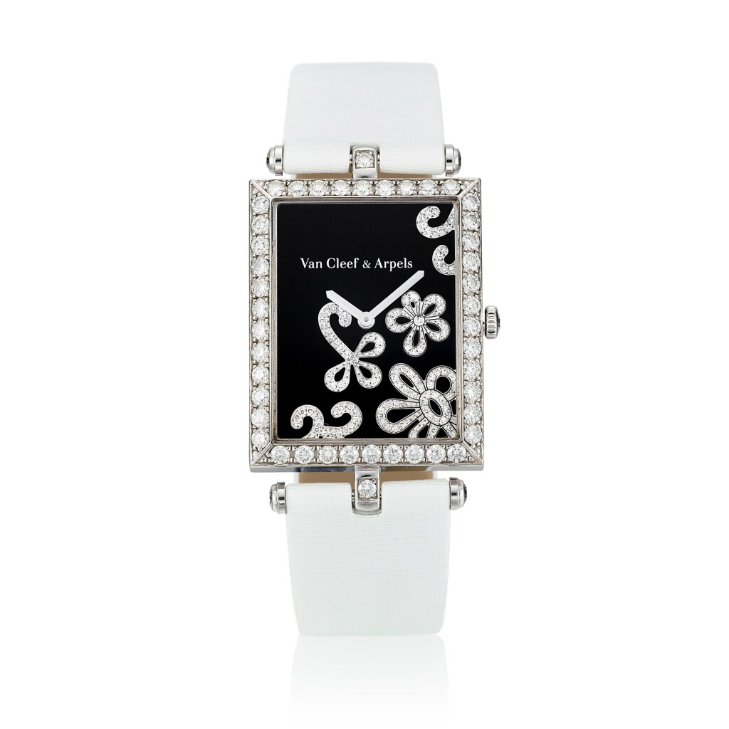 View full screen - View 1 of Lot 1661. Diamond Wristwatch | 梵克雅寶 | 鑽石腕錶.