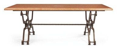 View full screen - View 1 of Lot 213. GILBERT POILLERAT | DINING TABLE.