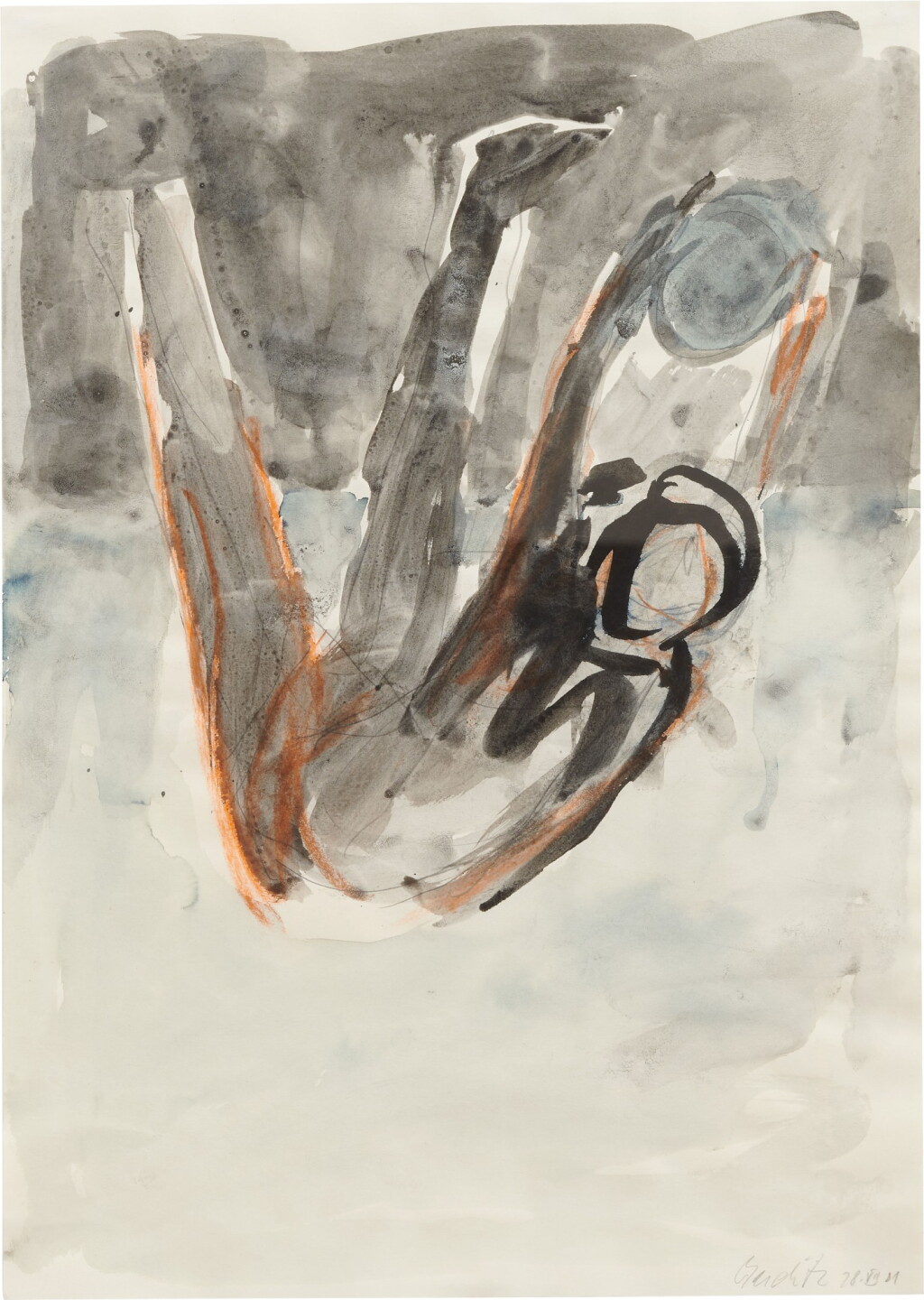 View full screen - View 1 of Lot 25. GEORG BASELITZ | UNTITLED (BALLSPIELER), 1981.