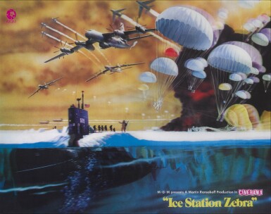 View full screen - View 1 of Lot 145. ICE STATION ZEBRA (1968) 3D LENTICULAR, US.