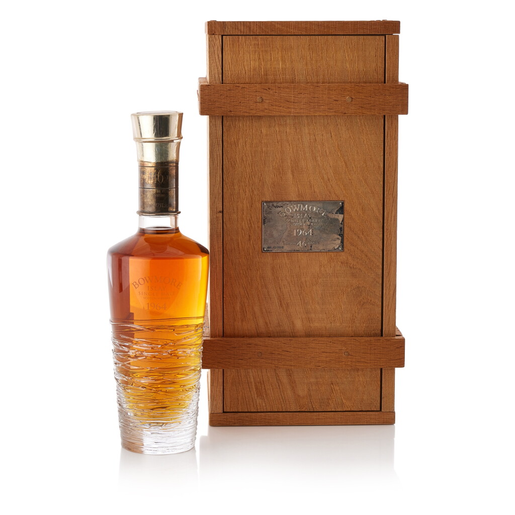 View full screen - View 1 of Lot 6094. Bowmore 46 Year Old Fino Sherry Cask 42.9 abv 1964 (1 BT70).
