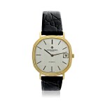 VACHERON CONSTANTIN | REFERENCE 44024 ULTRA THIN A YELLOW GOLD AUTOMATIC OCTAGONAL WRISTWATCH WITH DATE, CIRCA 1980