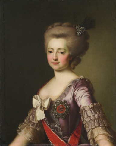 View full screen - View 1 of Lot 1117. Portrait of the Grand Duchess Maria Feodorovna (1759–1828), née Duchess Sophie Dorothea of Württemberg.