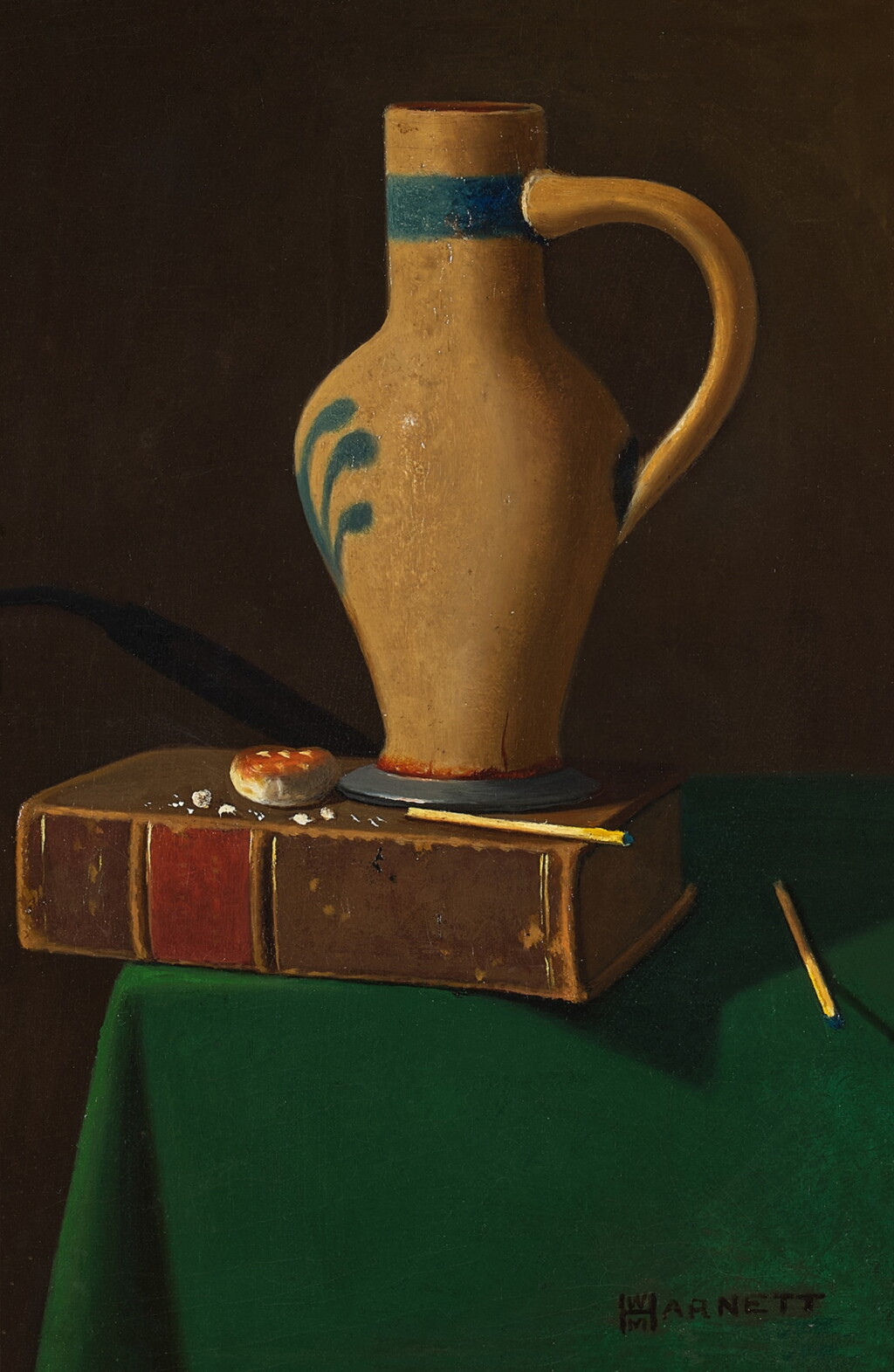 View full screen - View 1 of Lot 1074. Still Life with Jug on a Book.