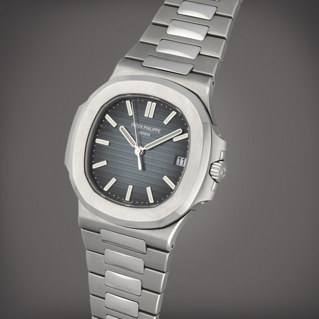 View full screen - View 1 of Lot 15. Nautilus, Reference 5711/1A-010 | A stainless steel wristwatch with date and bracelet | Circa 2020.