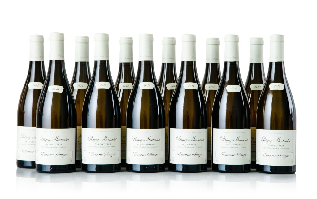 View full screen - View 1 of Lot 284. Puligny Montrachet, Les Folatières 2013 Etienne Sauzet (12 BT).