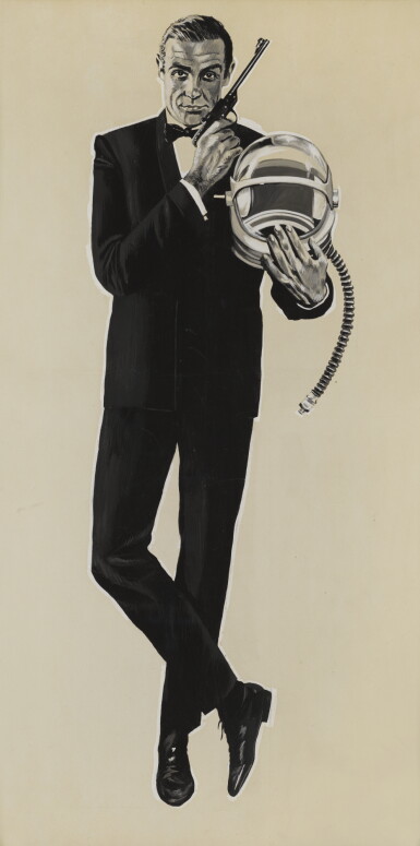 View full screen - View 1 of Lot 110. You Only Live Twice (1967) original artwork, French.
