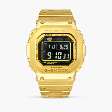 View full screen - View 1 of Lot 2531. Dream Project ‘Pure Gold’, Reference G-D5000-9JR | A limited edition yellow gold multifunction digital display bracelet watch, Circa 2020.