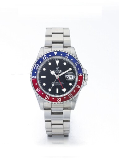 View full screen - View 1 of Lot 49. ROLEX | GMT-MASTER REF 16700, A STAINLESS STEEL AUTOMATIC DUAL TIME WRISTWATCH WITH DATE AND BRACELET CIRCA 1993.