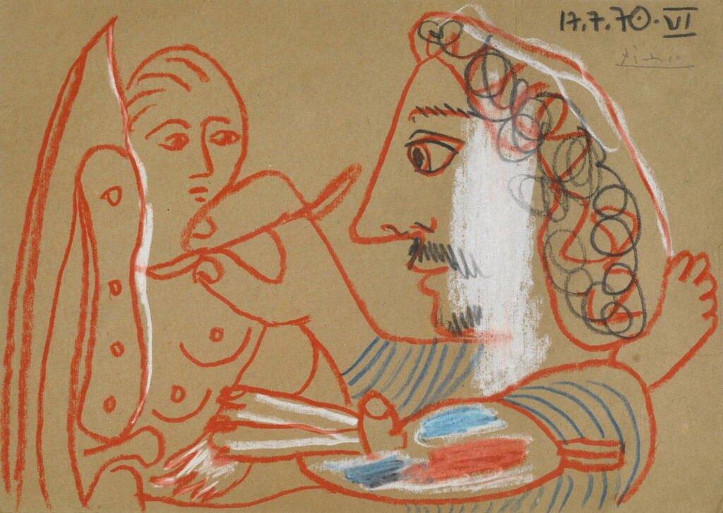 View full screen - View 1 of Lot 329. Le peintre et son modèle.