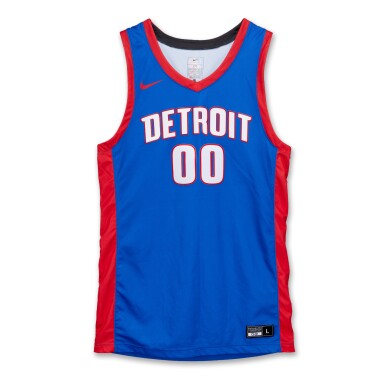View full screen - View 1 of Lot 188. Ron Holland Detroit Pistons 2024 Summer League Game Worn Jersey | NBA 2K25 Summer League Debut.
