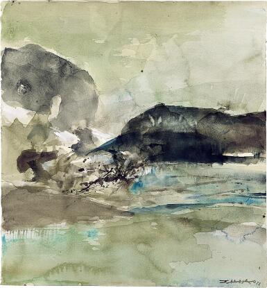 View full screen - View 1 of Lot 746. Zao Wou-Ki 趙無極 | Sans titre 無題.