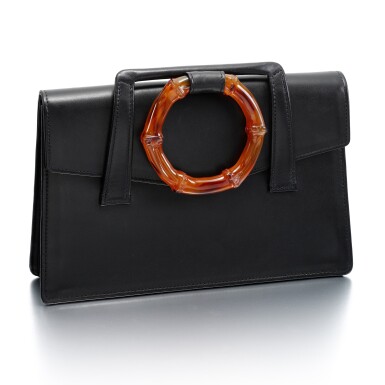 View full screen - View 1 of Lot 33. CARTIER | TORTOISESHELL AND LEATHER HANDBAG.