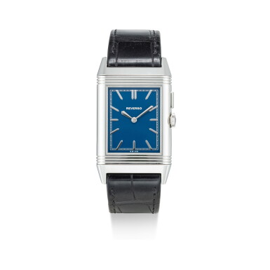 View full screen - View 1 of Lot 213. JAEGER-LECOULTRE | REVERSO DUOFACE TRAVEL TIME, REFERENCE 278.8.54 A STAINLESS STEEL REVERSIBLE DUAL TIME ZONE WRISTWATCH WITH 24 HOURS INDICATION, CIRCA 2017.