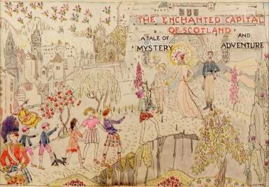 View full screen - View 1 of Lot 202. Jessie M. King | A collection of original illustrations for The Enchanted Capital of Scotland, c.1945, and related material.