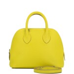 Hermès Lime Mini 1923 Bolide of Chevre Leather with Palladium Hardware