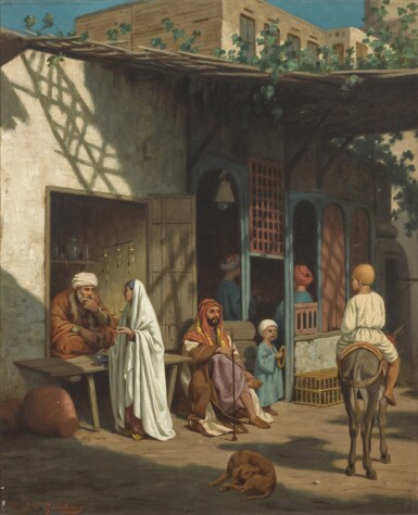 View full screen - View of A Street in a Souk.