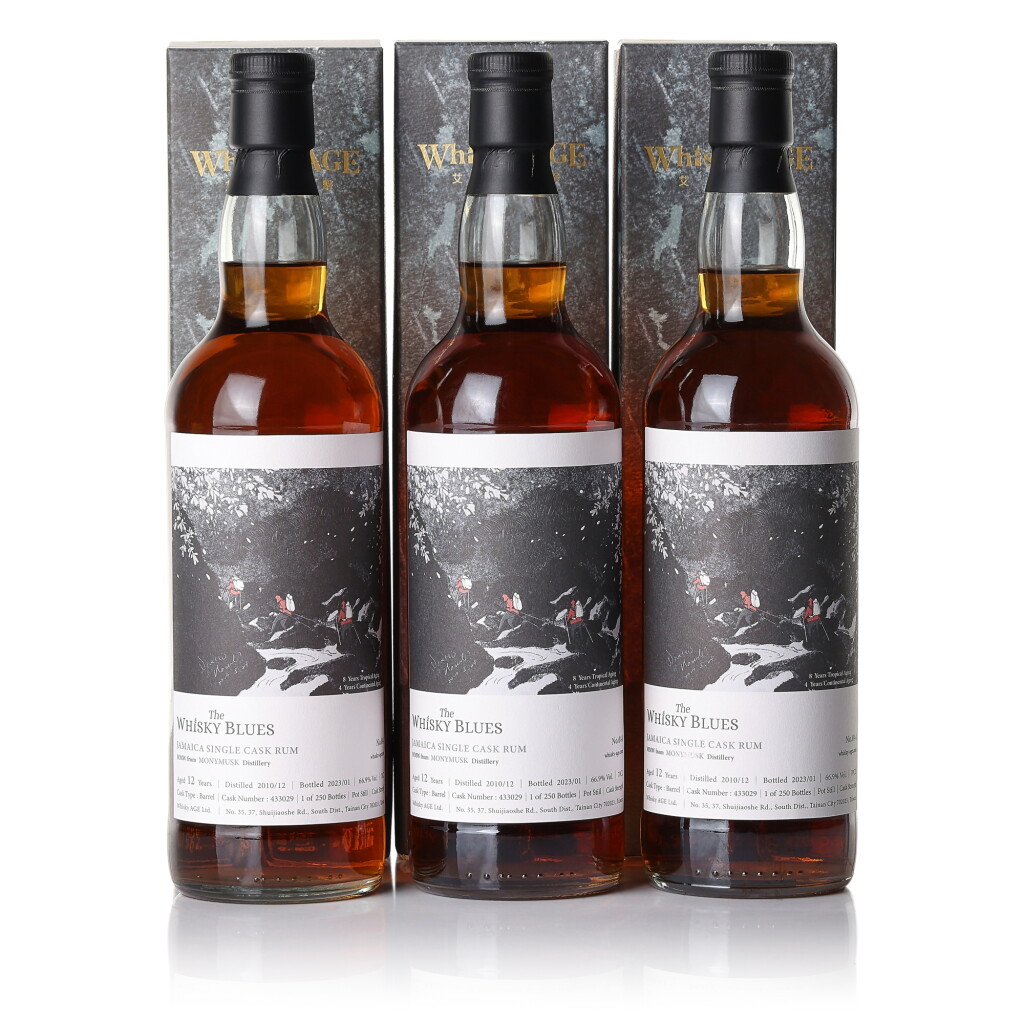 View full screen - View 1 of Lot 3437. Monymusk MMW The Whisky Blues 12 Year Old Cask #433029 66.9 abv 2010 (3 BT70).