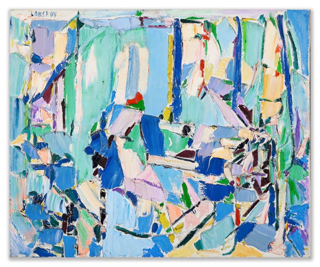 View full screen - View 1 of Lot 233. Bleu et Intime.