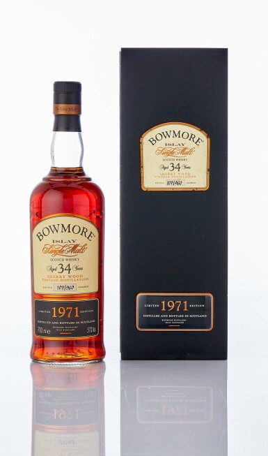 View full screen - View 1 of Lot 6120. Bowmore 34 Year Old 51.0 abv 1971 (1 BT70).