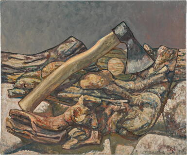 View full screen - View 1 of Lot 1075. Untitled (Still Life with Axe).