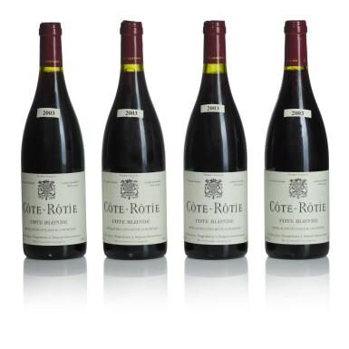 View full screen - View 1 of Lot 337. Côte Rôtie, Côte Blonde 2003 René Rostaing (12 BT).
