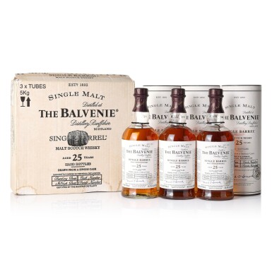 View full screen - View 1 of Lot 3306. The Balvenie 25 Year Old Single Barrel #6371 46.9 abv 1978 (3 BT70).