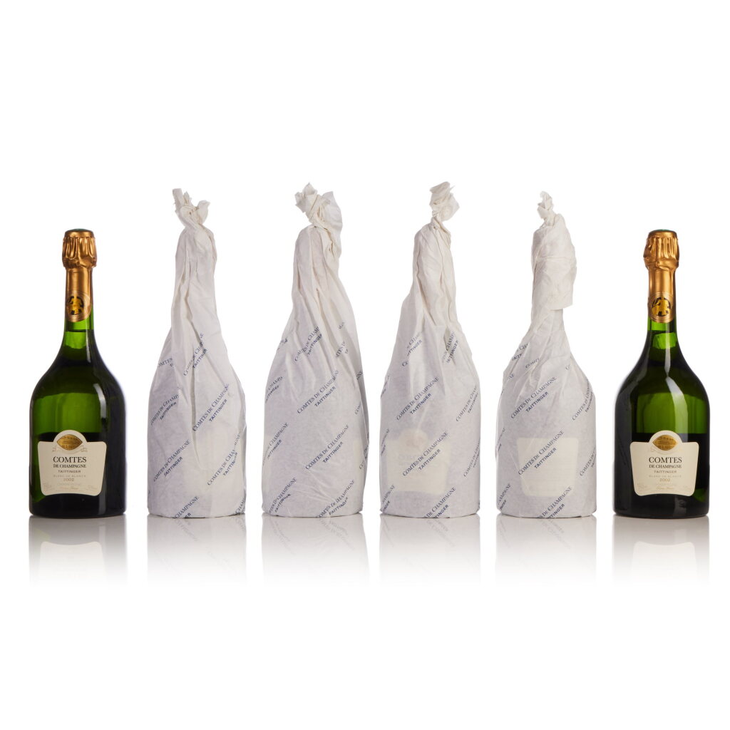 View full screen - View 1 of Lot 388. Taittinger, Comtes de Champagne, Blanc de Blancs 2002 (6 BT).
