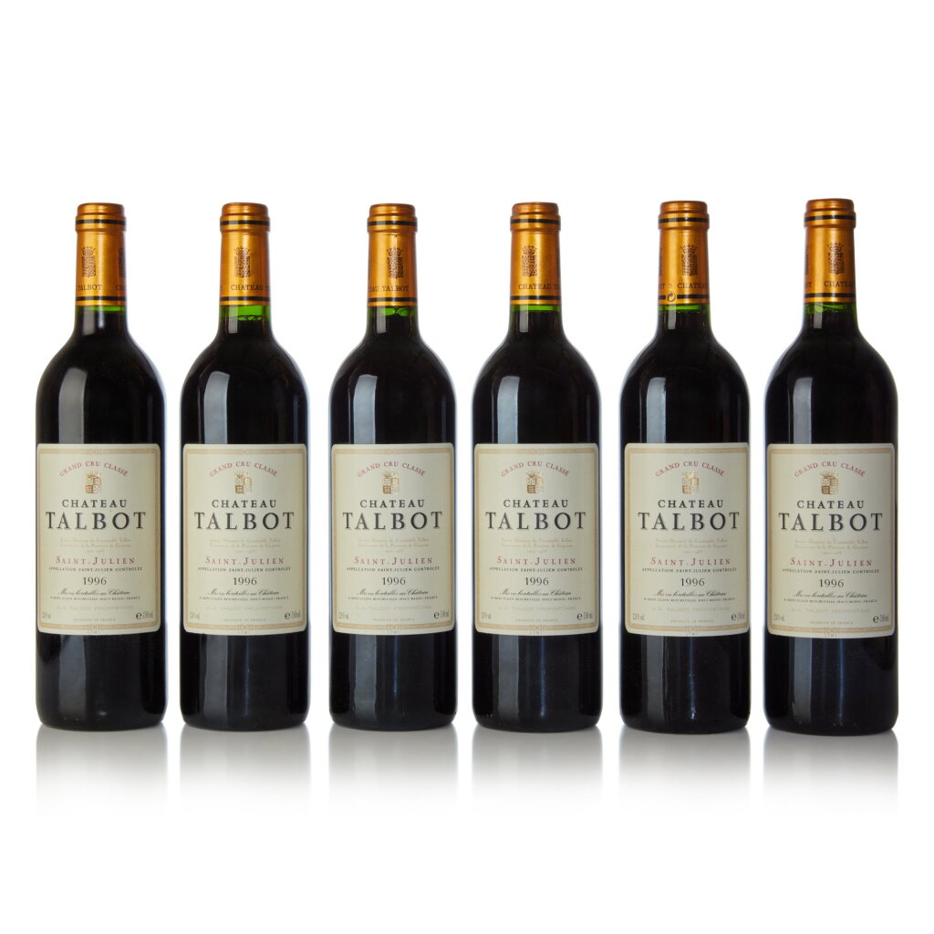 View full screen - View 1 of Lot 19. Château Talbot 1996 (12 BT).
