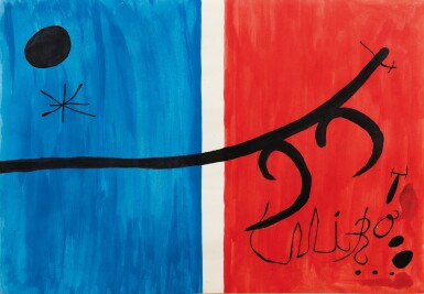 View full screen - View 1 of Lot 19. JOAN MIRÓ | ETUDE POUR "EL VOL DE L'ALOSA".