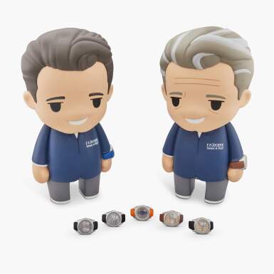 View full screen - View of Kokies Vinyl Toy Collectives featuring Francois Paul Journe, Circa 2022.