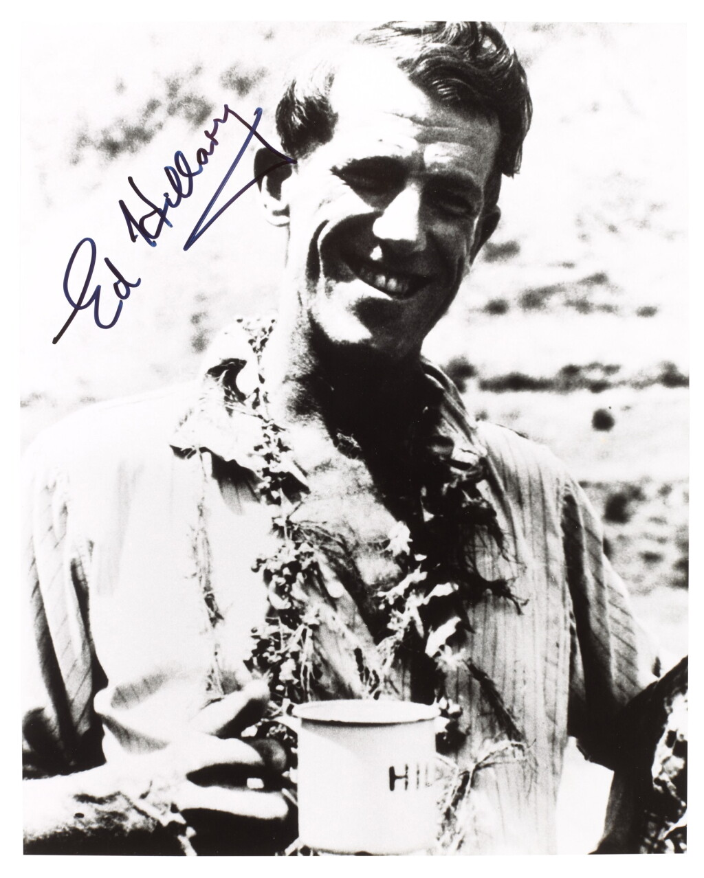 View full screen - View 1 of Lot 37. Exploration and Sport | A collection of items signed, Sir Edmund Hillary, Mary, Duchess of Bedford, CD Bernard.