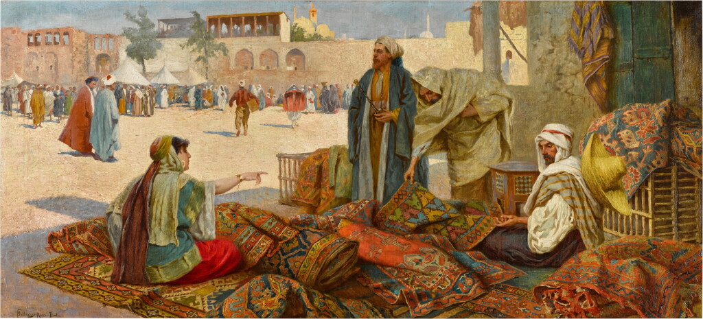 View full screen - View 1 of Lot 42. The Carpet Merchant.
